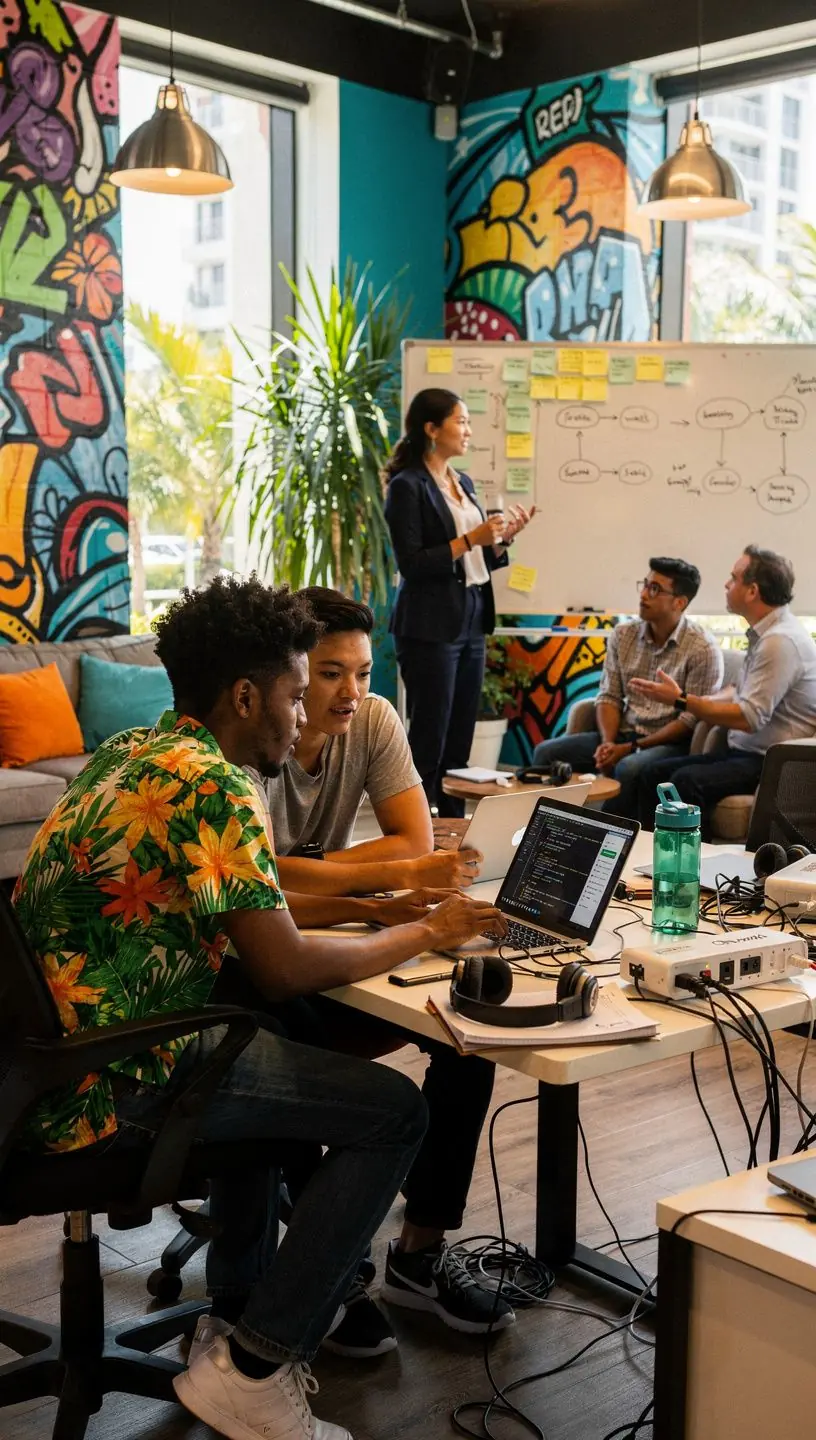 Public library embracing digital transformation strategies.